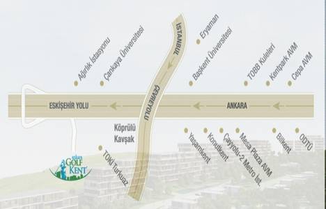 Turyap Golfkent 2. etap ta 232 bin liraya 2+1!