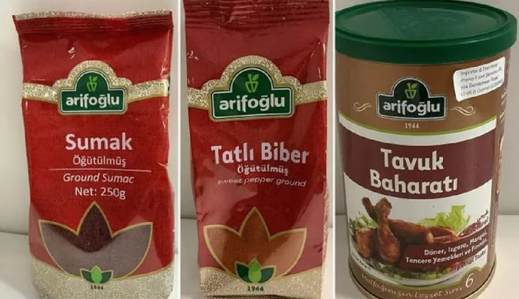 Zincir marketlerde satılan o baharat, yurt dışında toplatıldı! Gerekçesi korkunç!