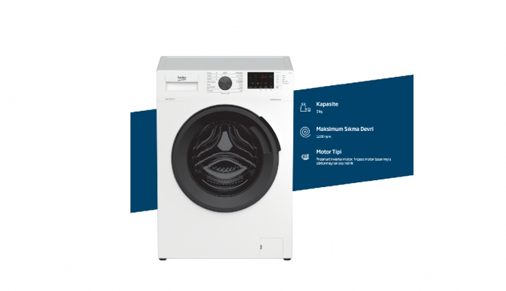 Beko 1200 Devir 9 KG Çamaşır Makinesi 11.919 TL ! Özellikleri neler? 2 Şubat 2023 fiyat listesi