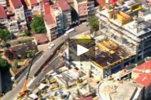 Nef Flats 163 inşaatının son halini gösteren video!