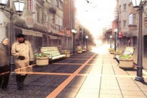 Eyüp Sultan'a seccade şeklinde mermerler döşeniyor!