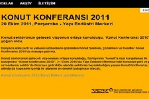 YEM, 20 Ekim'de konut konferansı düzenliyor!