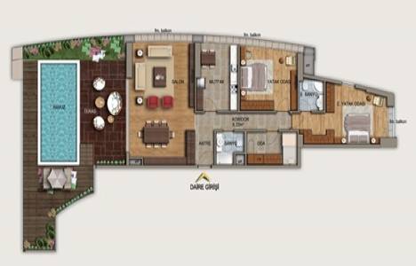  Brandium Ataşehir daire planları!