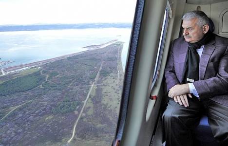  Gebze-Bursa kesimindeki çalışmalar helikopterle görüntülendi!