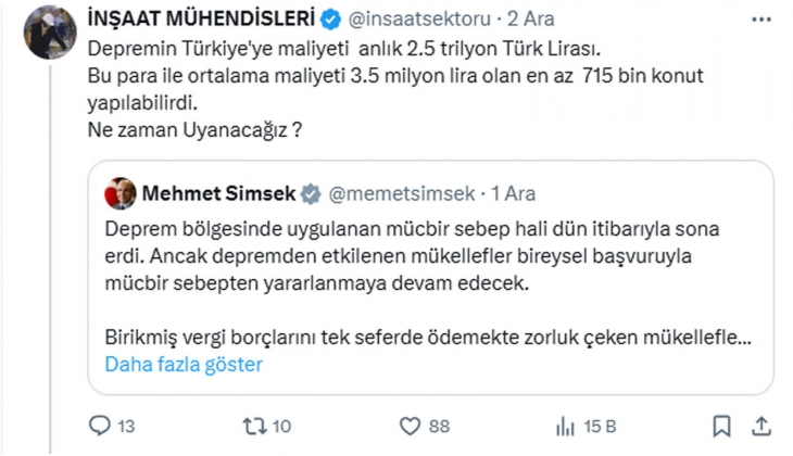 İnşaat mühendislerinden deprem tepkisi: Ya İstanbul boşaltılacak ya da kentsel dönüşüm hızlanacak, başka çare yok!