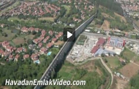  Göktürk bölgesindeki konut projelerinin havadan görüntüleri! 