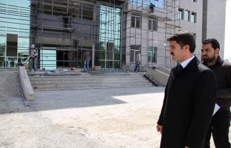 Erzincan Adliye Sarayı'nın inşaatı tamamlanmak üzere!