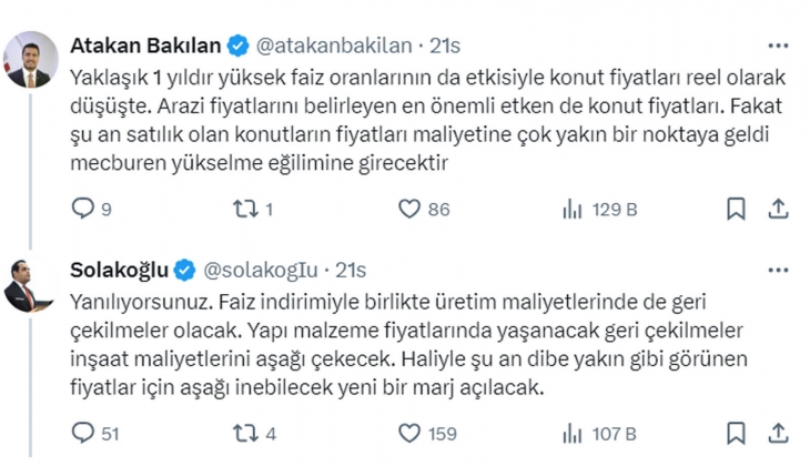 Gayrimenkul alacaklara iskonto uyarısı: İyi iskonto isteyin, fiyatlar reel olarak artmamaya devam edecek!