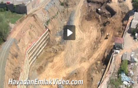  Avrupa Konutları Maslak projesinin havadan videosu! 