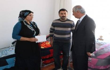 Beşiz bebeklere kaymakamlıktan kaloriferli daire!