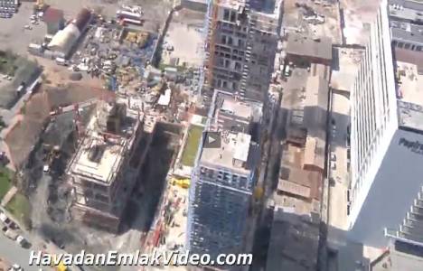 Kağıthane Nef 11 Evleri'nin havadan son görüntüleri!