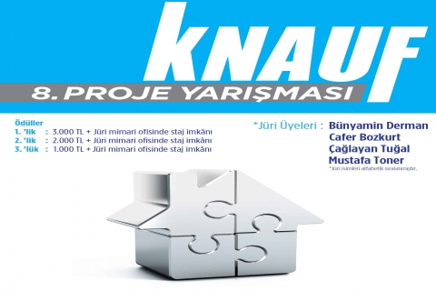  Knauf, 8. proje yarışması için 24 Ağustos'a kadar projeleri teslim alıyor!