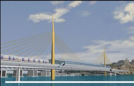 Haliç Metro Geçiş Köprüsü'nün tabliye montajına geçildi!