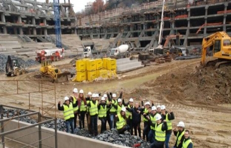 Balıkesir Üniversitesi inşaat mühendisliği öğrencilerinden teknik gezi!