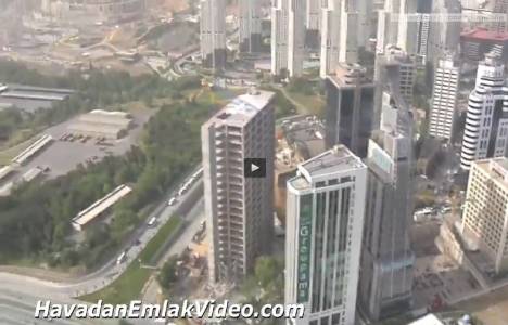 Maslak No 1 Plaza'nın havadan son görüntüleri!