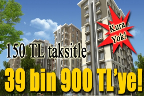 Büyükyoncalı Toplu Konutları'nda 150 TL taksitle!
