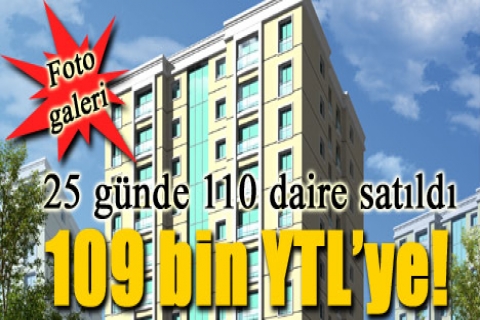 Fiyaka Esenşehir'de 25 günde 110 daire satıldı