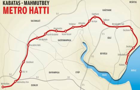 Kabataş - Mahmutbey Metrosu Triyaj Alanı Amaçlı imar planı askıya çıktı!