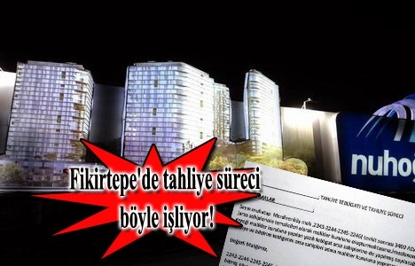 Nuhoğlu İnşaat Fikirtepe projesi için tahliye tebligatları hazır! 