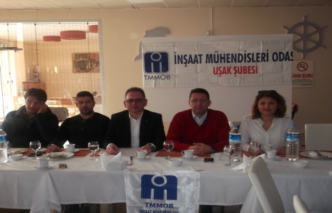 İnşaat mühendisleri ve mimarlar Uşak'ta bir araya geldi!