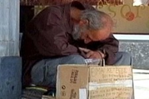Yunanistan'da evsizlerin oranı yüzde 25 arttı!