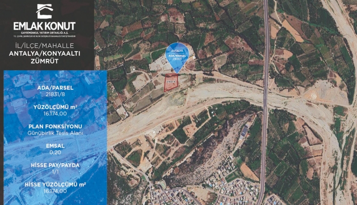 Emlak Konut GYO İstanbul ve Antalya da 60 ay taksitle arsa satıyor! 150 bin TL den başlayan fiyatlarla!