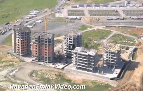 başak vadi konutları havadan videosu