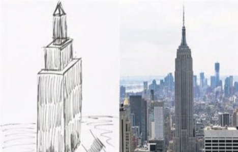 Trump ın Empire State Binası taslağı 16 bin dolara satıldı!