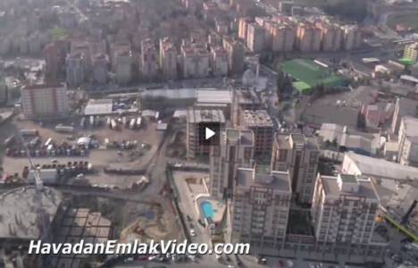 Beyaz Residence Cevizlibağ'ın havadan son görüntüleri! 