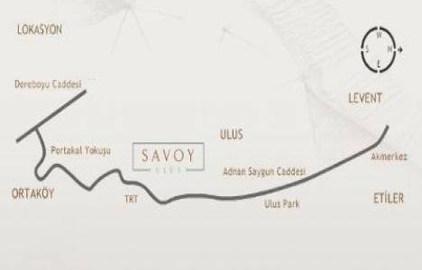 Ulus Savoy Evleri nde fiyatlar 880 bin dolardan başlıyor!