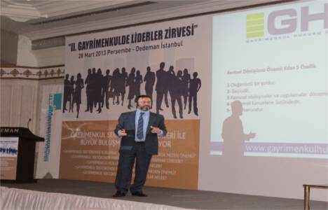 2. Gayrimenkul Liderler Zirvesi'nde kentsel dönüşüme değinildi!