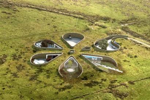 Şimdi moda yeraltına inşa edilen çevreci evler!