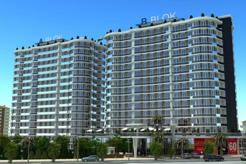  Royalgarden Rezidans projesinde 2+1 evler 195 bin TL! 