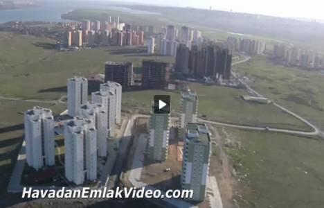 Apricot Garden Evleri'nin havadan son görüntüleri! 