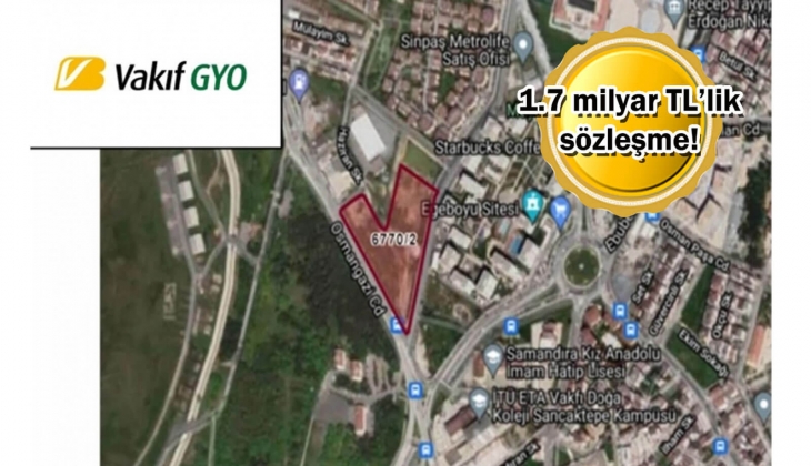 Vakıf GYO VSancaktepe için imzalar atıldı! Yeni proje!