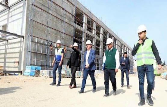 Pamukkale de kültür merkezi inşaatı yükseliyor