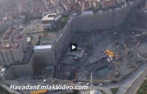 Emaar Square inşaat çalışmaları ne durumda? Havadan videosu!