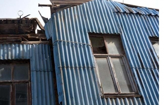 Sinop’ta yıkılmakta olan ev için ilginç önlem!