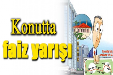 Konutta faiz yarışı yüzde 1.4'ten başladı