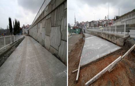 Gölcük 2’nin yan yolları yapılıyor! 