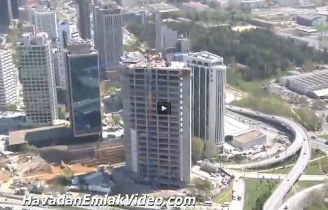 Maslak'ta yer alan projelerin havadan genel videosu!