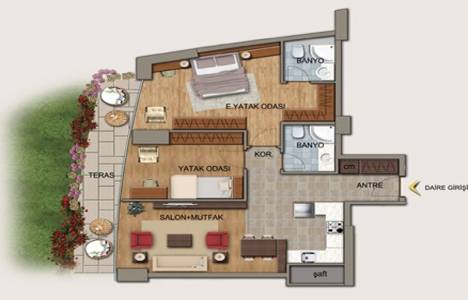  Brandium Ataşehir daire planları!