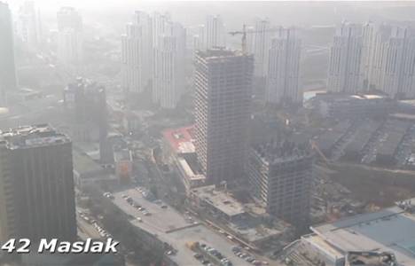  Maslak konut projelerinin son havadan görüntüleri!