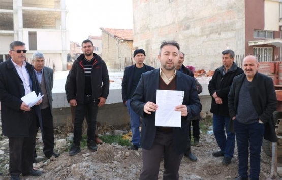 Afyonkarahisar da konut mağdurları isyan etti!