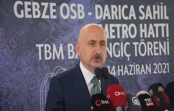 Gebze-Darıca Metrosu nda tünel açma çalışmaları başladı!