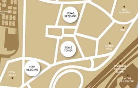 Beyaz Rezidence 1’de dükkanlar 582 bin liradan başlıyor!