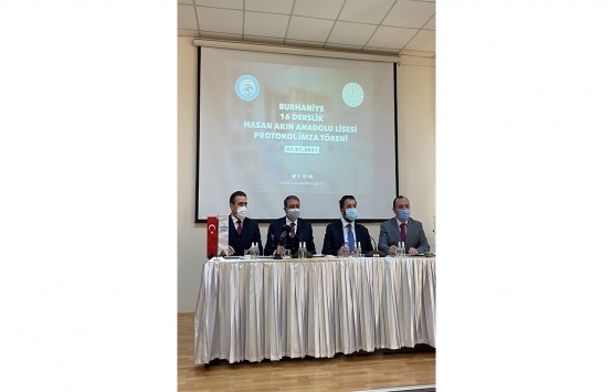 Akfen İnşaat'tan eğitime destek! Burhaniye Anadolu Lisesi 6 ayda tamamlanacak!