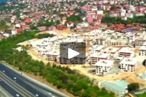 şehrizar Konakları Burhaniye'nin havadan görünüşü!