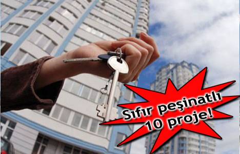 Hiç peşinatsız daireler 2013! 159 bin TL'den başlayan fiyatlarla!