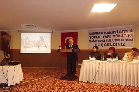 Beysan Sanayi Sitesi, yola Vahap Kaya ile devam edecek!